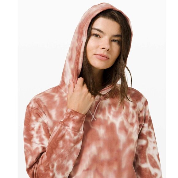 Lululemon Tie Dye Marmoleado Ancient Copper All Yours Hoodie Sz 10 26710 - Picture 3 of 12